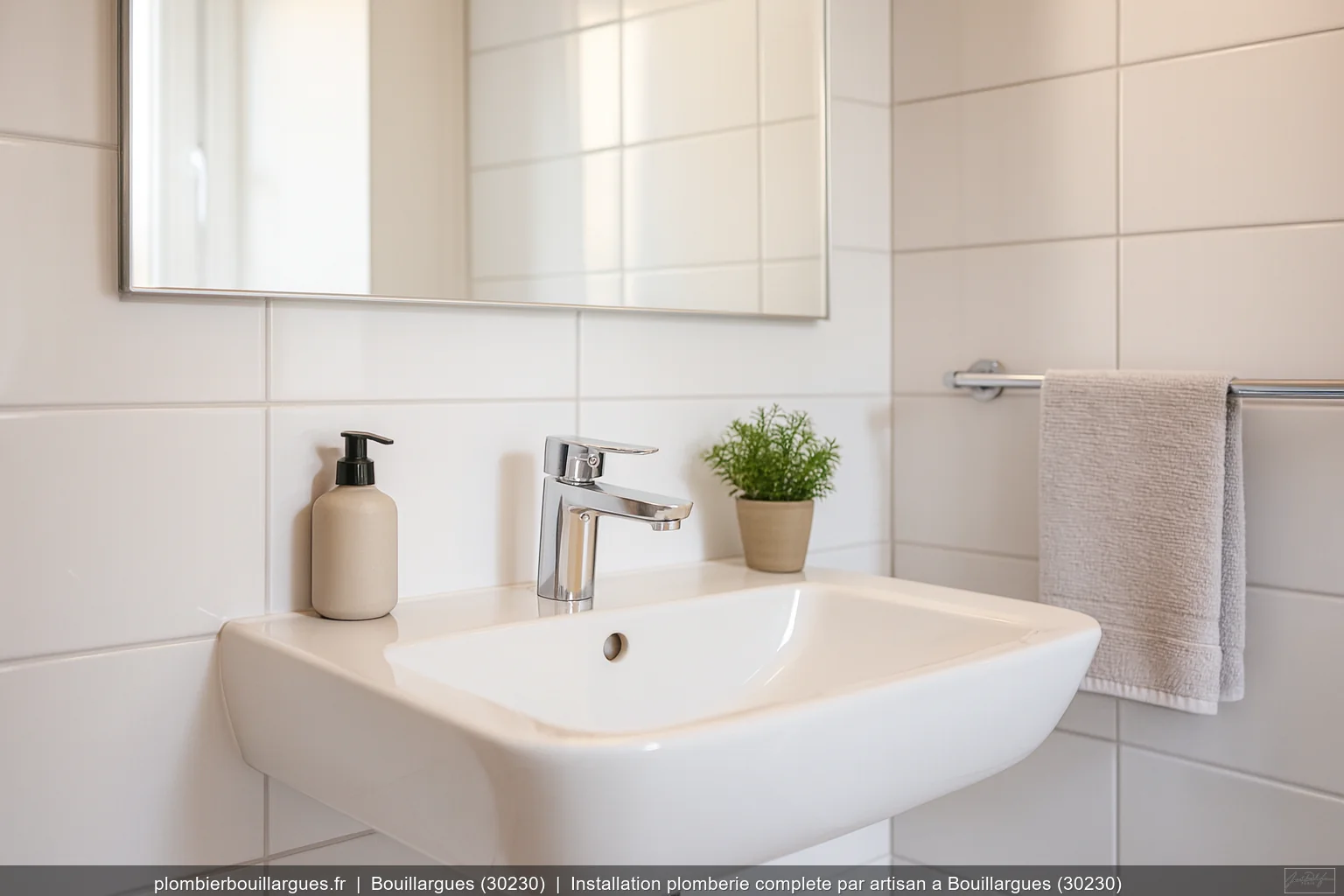 Installation plomberie complete par artisan a Bouillargues (30230)